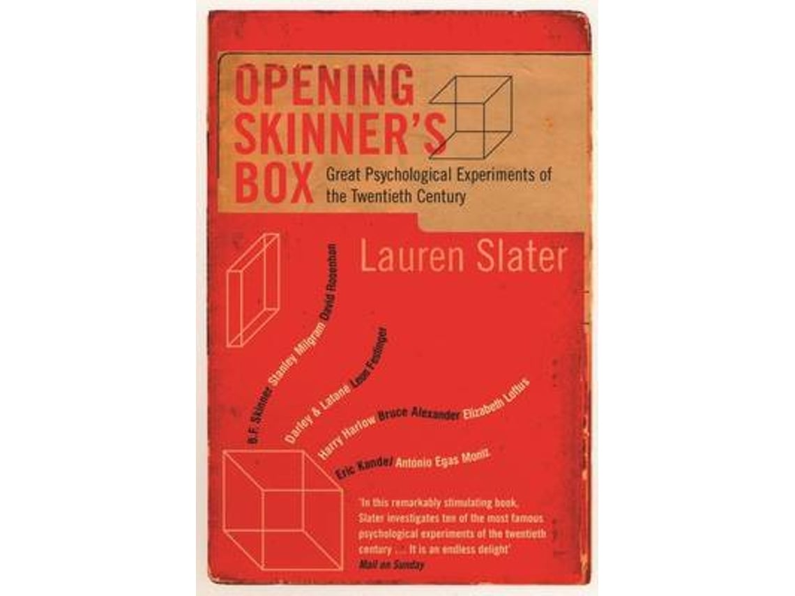Livro opening skinner's box de lauren slater (inglês)